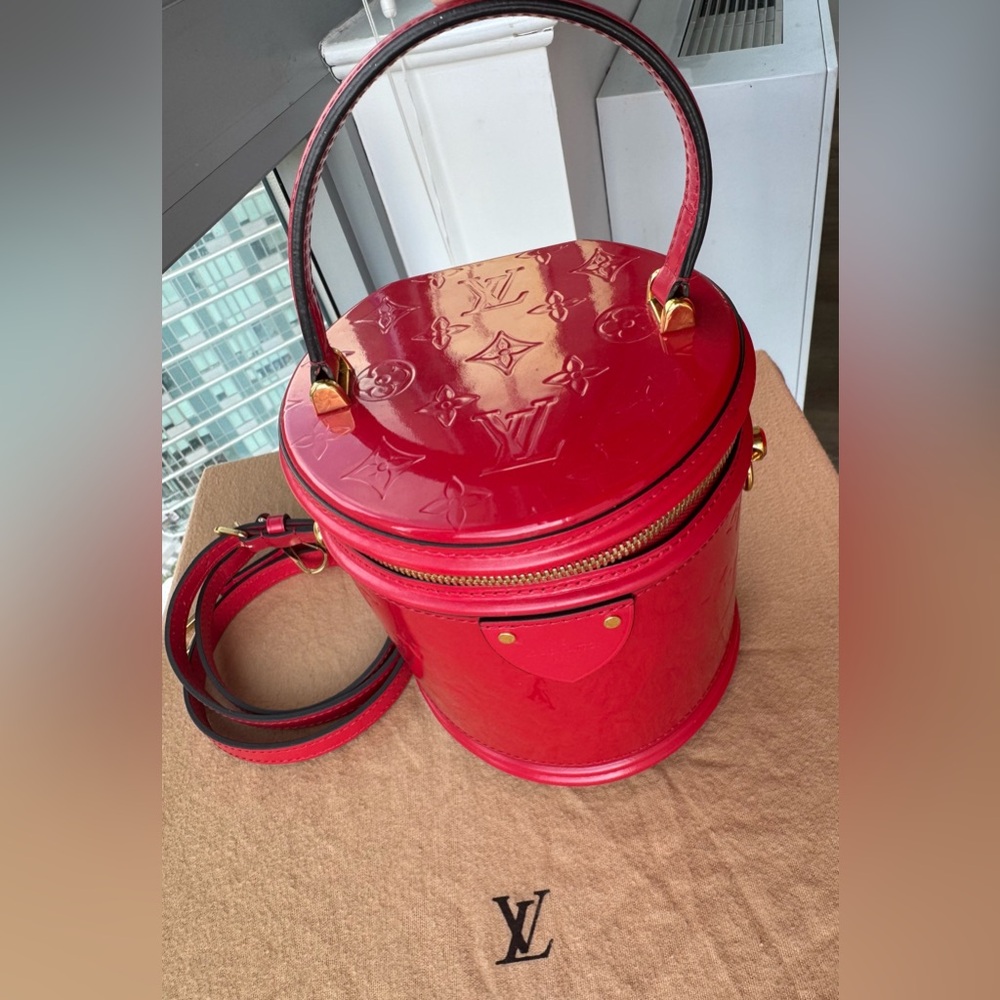 Louis Vuitton Red Vernis Cannes Bag